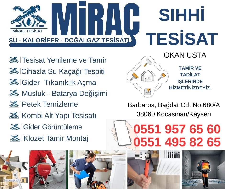 kayseri tıkanıklık açma 